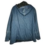 Vintage North‎ Style Denim Hoody Coat Blue Size XL Photo 4