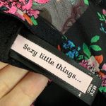 Victoria's Secret ‎ Sexy Little Things Floral Lace Bra 32B Black Pink Photo 4