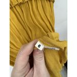 Ulla Johnson Sonja Midi Dress Women 6 Yellow 100% Silk Peasant Prairie Milk Maid Photo 5