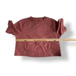 Lululemon  Athletica Cotton French‎ Terry Swift Tee Womens Size 8 in Brier Rose Photo 3