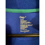Gap  Blue Fleece Three Quarter Zip Pullover Size Small Photo 3
