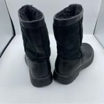 UGG  Brooks Boots 5381 Black Leather & Suede Womens Size 6 warm cozy comfy winter Photo 3