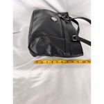 Giani Bernini Black Pebble Leather Tote Bag Shoulder Bag Zip Pocket Photo 4