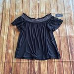 American Eagle Short Sleeve Off the Shoulder Small Photo 4