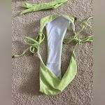 Cider  Floral Halter Tie Side Bikini Swimsuit Photo 8