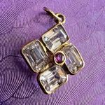 Amethyst 18K Gold & Topaz? Pendant Photo 11