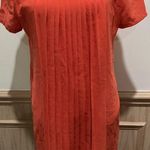 YA Los Angeles Boutique Dress ~ Short Sleeve Shift Dress ~ Small ~ Orange Photo 0