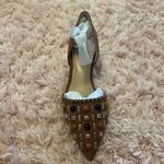 Antonio Melani  Vivica Brown Bead Studded Suede Heels Photo 3