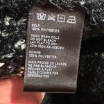 Ecote ANTHROPOLOGIE LONG OPEN BLACK WHITE CARDIGAN EYELASH SWEATER M Photo 7