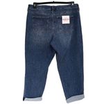 Celebrity Pink SZ 20 The Bestie Girlfriend Jeans Cuffed Distressed Mid-Rise Blue Photo 2