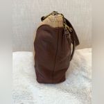 The Sak **Vintage  Brown Leather Satchel – Y2K Boho Style** Photo 2