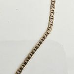 Sterling Silver Argento Vivo double layer necklace  gold plated Photo 3