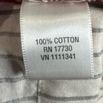 Converse 100% cotton pink cream and gray striped ombré dress size small Photo 8