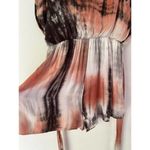 Fantastic Fawn Tie Dye Belted Boho Romper USA Made Size Large Photo 4