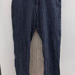 Urban Outfitters Stripped Navy Blue Pants Photo 2