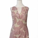 Roz & Ali Pink and Cream Floral Midi Dress Sz 8 Photo 1
