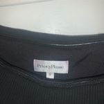 Privacy Please Revolve  Black Ribbed Bodysuit Photo 3