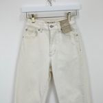 Madewell The Curvy 90s Straight Jean Vintage Canvas Beige High Waist US 23 NWT Photo 5