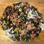 CAbi Floral Sheer Kimono Tie Blouse Style 146 Black Multicolor Medium Li… Photo 13