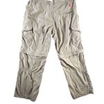 The North Face Womens Convertible Cargo Hiking Pants Sz 10 Beige Zip-Off Outdoor Photo 6