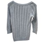 American Eagle  Outfitters Women's Small Gray Crew‎ Neck  3/4 Sleeve Sweater Photo 1