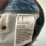 American Eagle Tomgirl Comfort Stretch Waistband Light Distressed Jean Shorts Photo 5