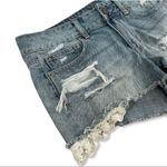 American Eagle  Distressed Denim Shorts with Lace pocket details  8 Photo 1