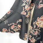 Stella Julie Plus Size 16W Top Boho Floral Shrug Necklace Bell Sleeve Black 1428 Photo 9