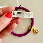 Marc by Marc Jacobs Marc Jacobs Silicone Turnlock Charm Bracelet, Plum (Purple) Photo 3