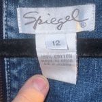 Vintage Spiegel Denim button up maxi skirt Large Blue Photo 8
