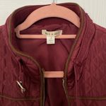 Francesca's Francesca’s Collection Maroon Quilted Vest Photo 3