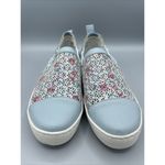 Jambu  Erin Shoes Womens 9.5 Slip‎ On Blue Floral Leather Comfort Casual Photo 1