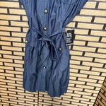 EXPRESS  Chambray Military Style Drees Size Small‎ Photo 3