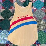 Urban Outfitters truly madly deeply racerback graphic star print tank Photo 0