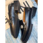 Ganni  Crystal Buckle Leather Loafers – Size 41 (USA 10/10.5) Photo 1
