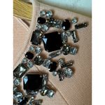 Ann Taylor Ann‎ Taylor Sweater Women XS Pink Wool Blend Jeweled Neckline Pullover Preppy Photo 6