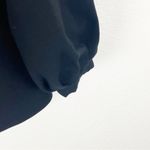 CAbi Abbott Cropped Black Balloon Sleeve Lined Button Jacket Blazer 3027 Size 4 Photo 6