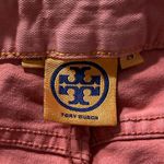 Tory Burch Alexa Cropped Skinny Coral Jeans Size 29 Preppy Coastal Resort. Photo 6
