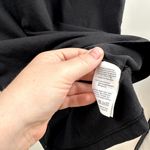 Madewell Solid Black T Shirt Dress Size Extra Small Photo 3