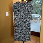 Chico's Easywear by Chico’s Black White Abstract a-line dress Size 0 Small Photo 3