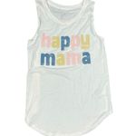 Isabel Maternity Happy Mama Cream Graphic Tank Top Photo 0