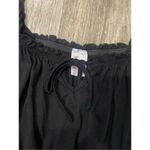 No Boundaries Black Top Medium New Stretchy Peplum Photo 2