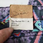 Rachel Roy  Rachel Fit Womens Jeans 31 Y2K Indie Skinny Festival Ankle Zip Tribal Photo 11