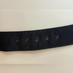 Victorian Cameo Lady Buckle Vintage‎ Black Belt Size M Photo 7