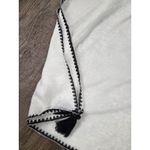 Chico's Black White Batwing Sleeve Contrast Embroidered Poncho Top L/XL Size L Photo 2