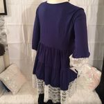 Boutique ! Baby Doll Ruffle Lace Border Top! 💕 Photo 5