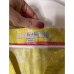 Boden Yellow Floral Linen Blend V Neck Long Sleeve Shift Dress Size 12R Photo 1