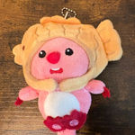New Cute pink loopy Plush Keychain Photo 0