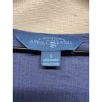 April Cornell Mini Dress Tunic Women‎ Sz S Boho Embroidered Blue Flare Sleeve Photo 4