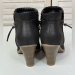 Torrid Women's Black Whipstitch Cone Heel Western Style Tassel Bootie-8W Photo 3